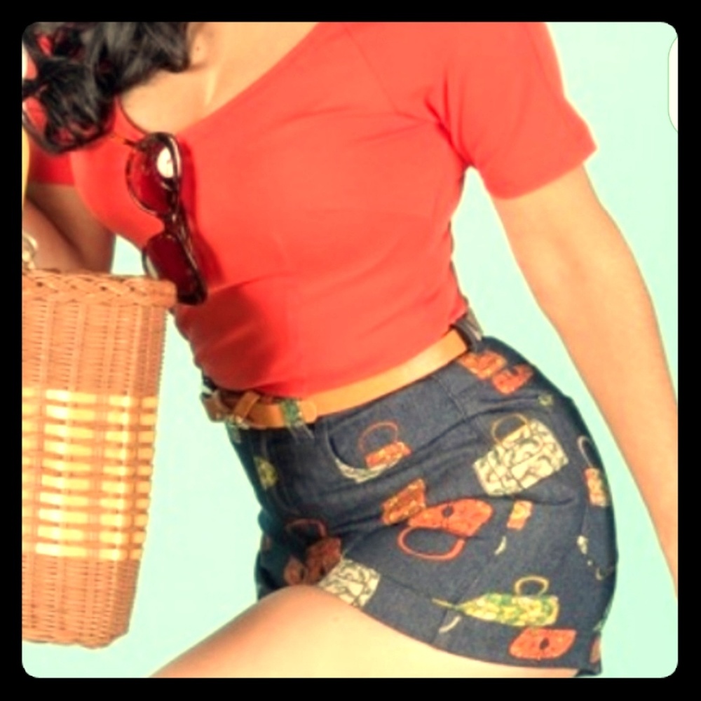 Tatyana denim chica shorts